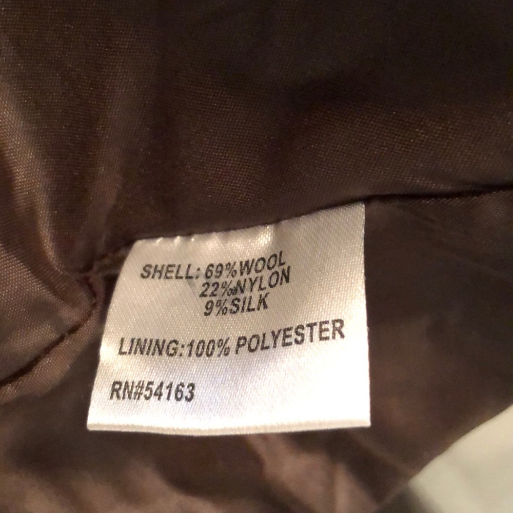 MOVING SALE!!! | CK | Mocha Wool Blend Peacoat - Picture 7 of 7
